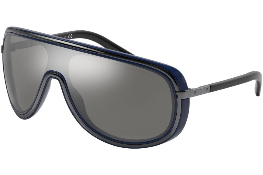 Okulary przeciwsłoneczne Ralph Lauren RL7069 90026G Pojedyncze | Shield Niebieskie