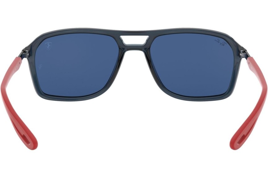 Okulary przeciwsłoneczne Ray-Ban RB4329M F63580 Prostokątne Niebieskie