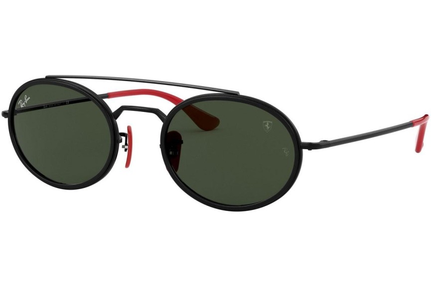 Okulary przeciwsłoneczne Ray-Ban RB3847M F02831 Owalne Czarne