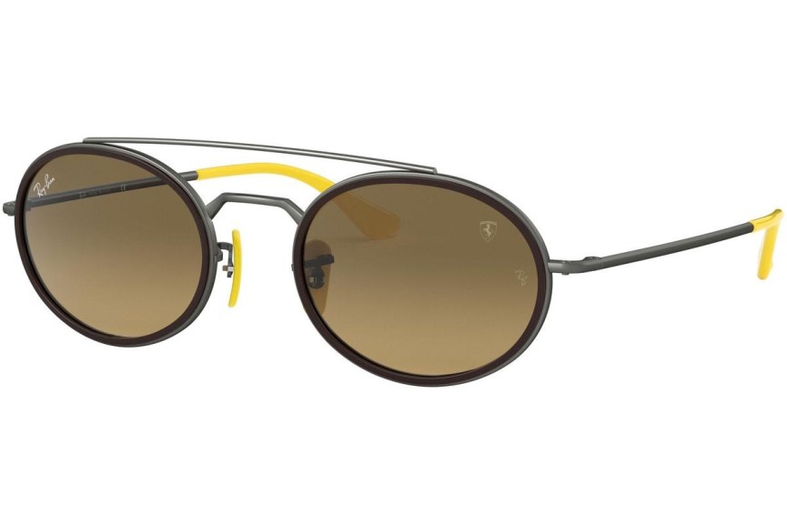 Okulary przeciwsłoneczne Ray-Ban RB3847M F0493K Owalne Srebrne