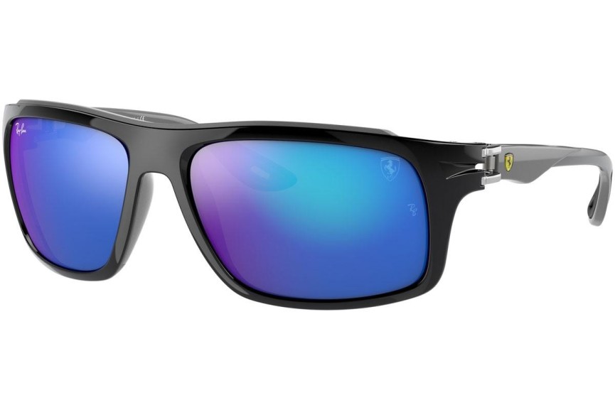 Okulary przeciwsłoneczne Ray-Ban RB4364M F66055 Prostokątne Czarne