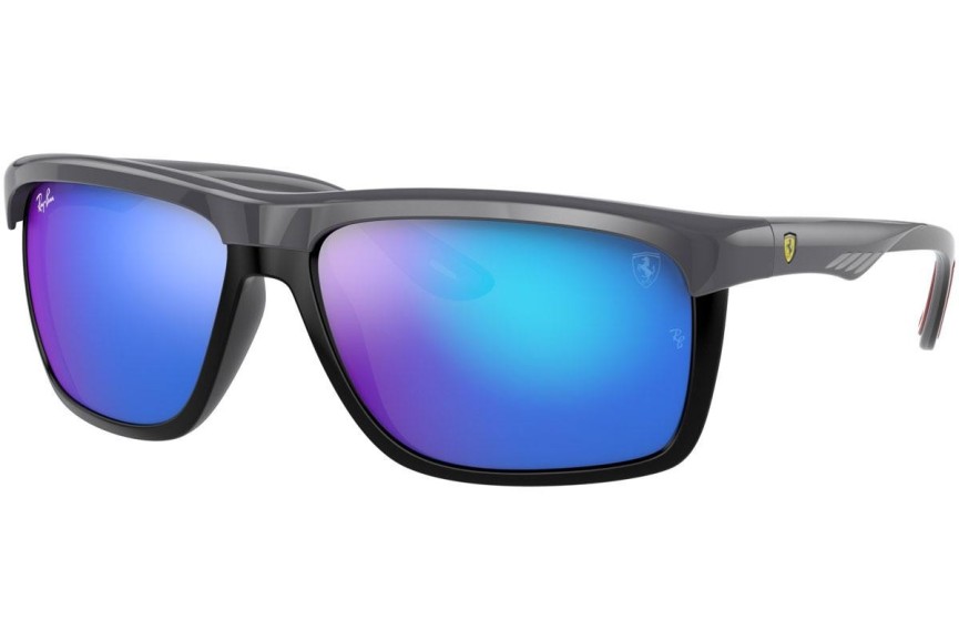Okulary przeciwsłoneczne Ray-Ban RB4363M F65855 Prostokątne Szare