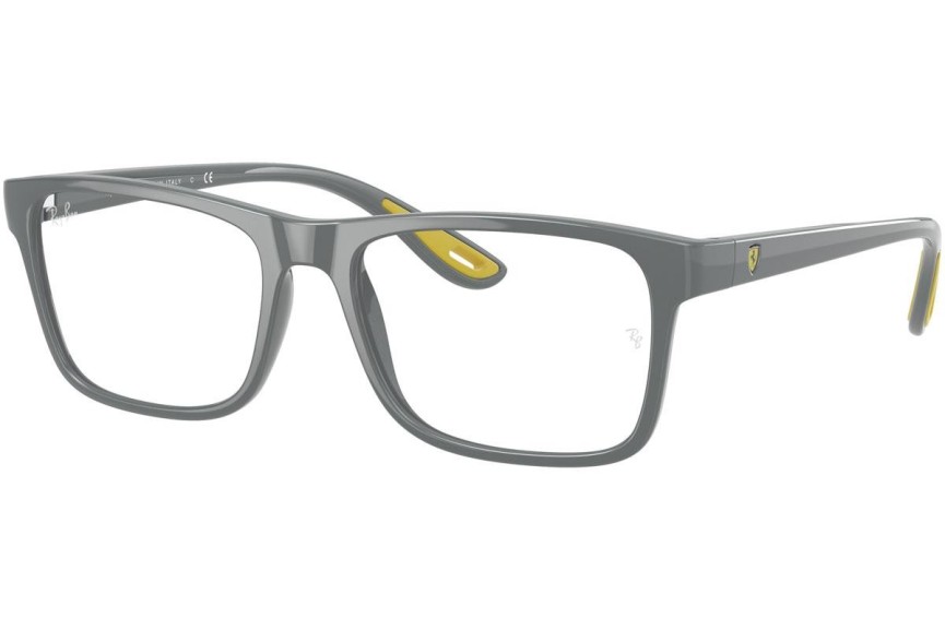 Okulary korekcyjne Ray-Ban Scuderia Ferrari Collection RX7205M F673 Kwadratowe Szare