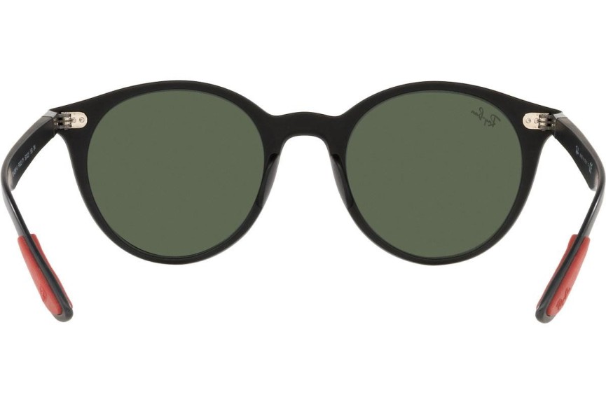 Okulary przeciwsłoneczne Ray-Ban RB4296M F60271 Okrągłe Czarne