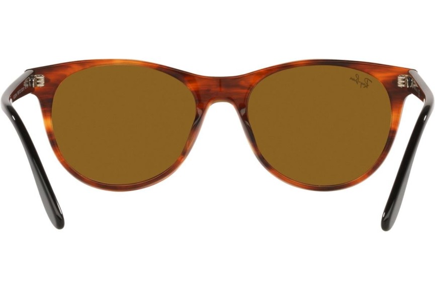 Okulary przeciwsłoneczne Ray-Ban Scuderia Ferrari Collection RB2202M F66733 Okrągłe Havana
