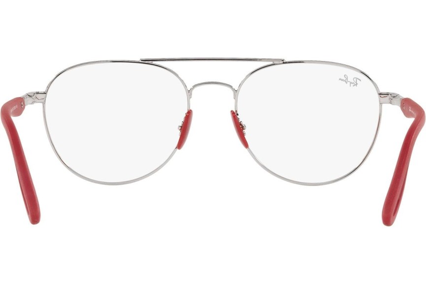 Okulary korekcyjne Ray-Ban Scuderia Ferrari Collection RX6473M F067 Okrągłe Czerwone