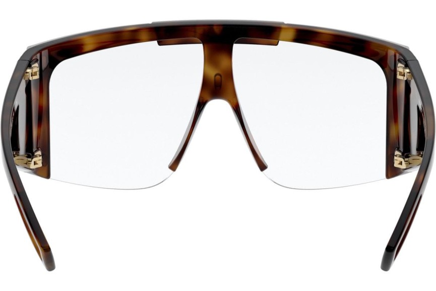Okulary przeciwsłoneczne Versace Medusa Icon Shield VE4393 52171W Pojedyncze | Shield Havana