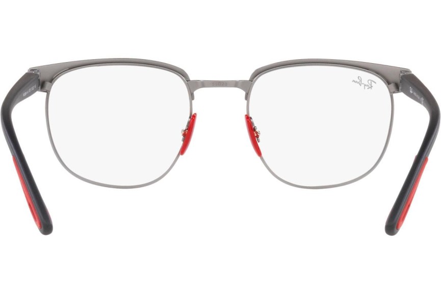 Okulary korekcyjne Ray-Ban Scuderia Ferrari Collection RX3698VM F073 Okrągłe Czarne