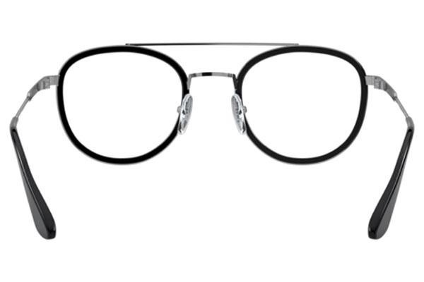 Okulary korekcyjne Prada PR66XV M4Y1O1 Okrągłe Czarne