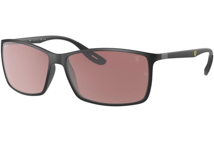 Okulary przeciwsłoneczne Ray-Ban RB4179M F655H2 Polarized Prostokątne Czarne