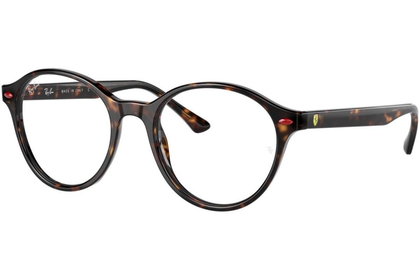 Okulary korekcyjne Ray-Ban Scuderia Ferrari Collection RX5404M F613 Okrągłe Havana