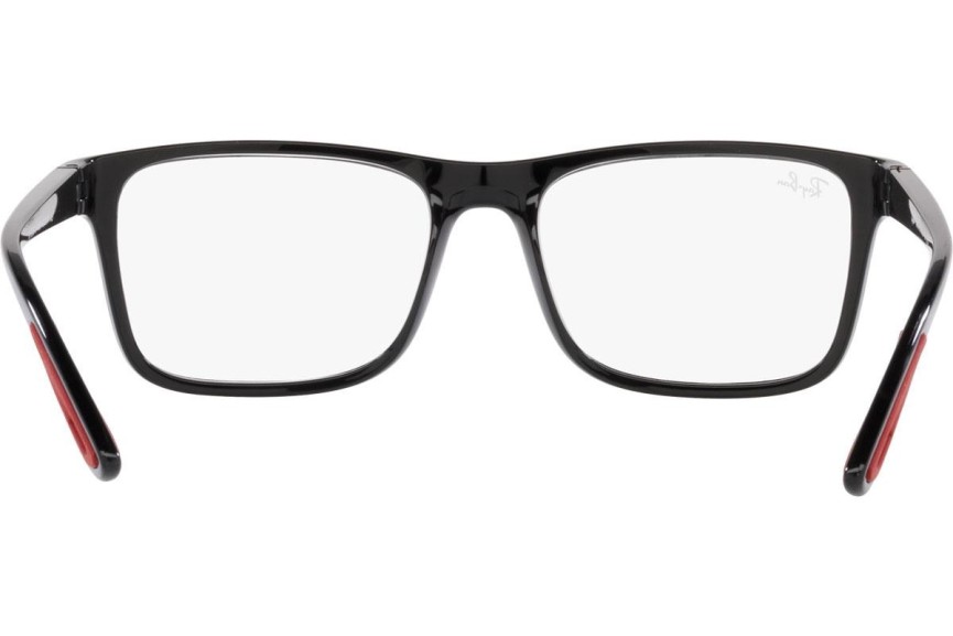 Okulary korekcyjne Ray-Ban Scuderia Ferrari Collection RX7205M F601 Kwadratowe Czarne
