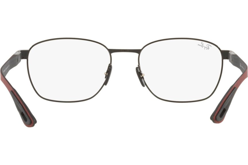 Okulary korekcyjne Ray-Ban Scuderia Ferrari Collection RX6480M F028 Prostokątne Czarne
