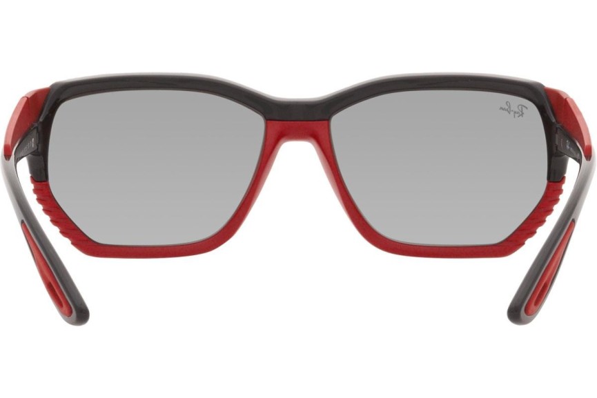 Okulary przeciwsłoneczne Ray-Ban RB4366M F6766G Prostokątne Czarne
