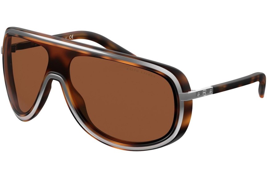 Okulary przeciwsłoneczne Ralph Lauren RL7069 942373 Pojedyncze | Shield Havana