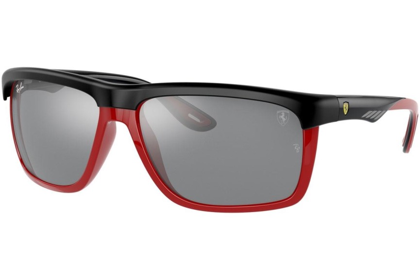 Okulary przeciwsłoneczne Ray-Ban RB4363M F6026G Prostokątne Czarne