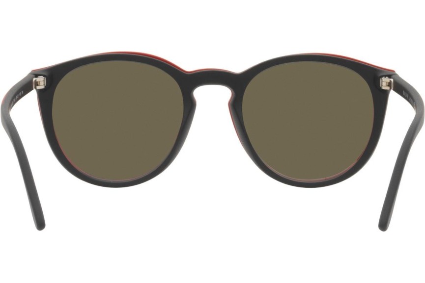 Okulary korekcyjne Polo Ralph Lauren PH4183U 5504/3 Okrągłe Czarne