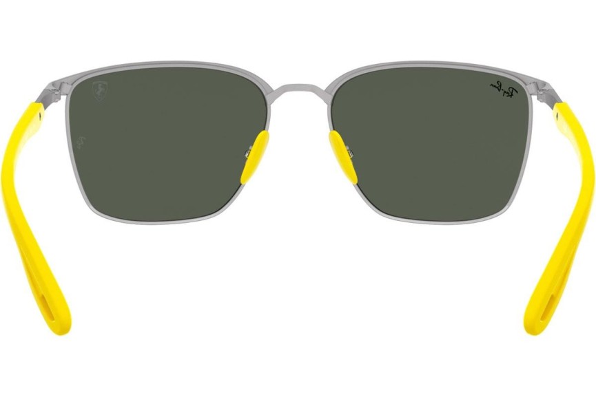 Okulary przeciwsłoneczne Ray-Ban Scuderia Ferrari Collection RB3673M F06371 Kwadratowe Srebrne