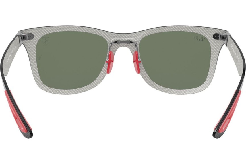Okulary przeciwsłoneczne Ray-Ban Scuderia Ferrari Collection RB8395M F05471 Kwadratowe Czarne