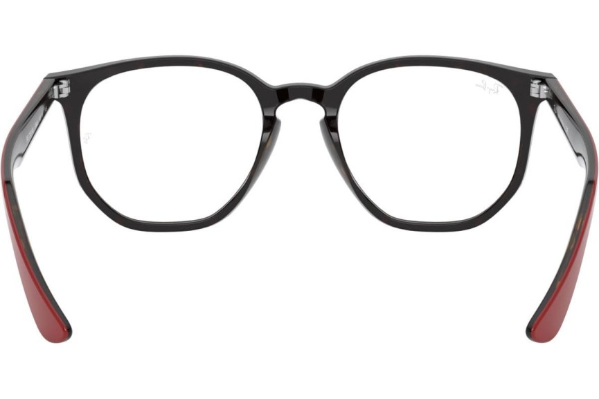 Okulary korekcyjne Ray-Ban Scuderia Ferrari Collection RX7151M F643 Okrągłe Czerwone