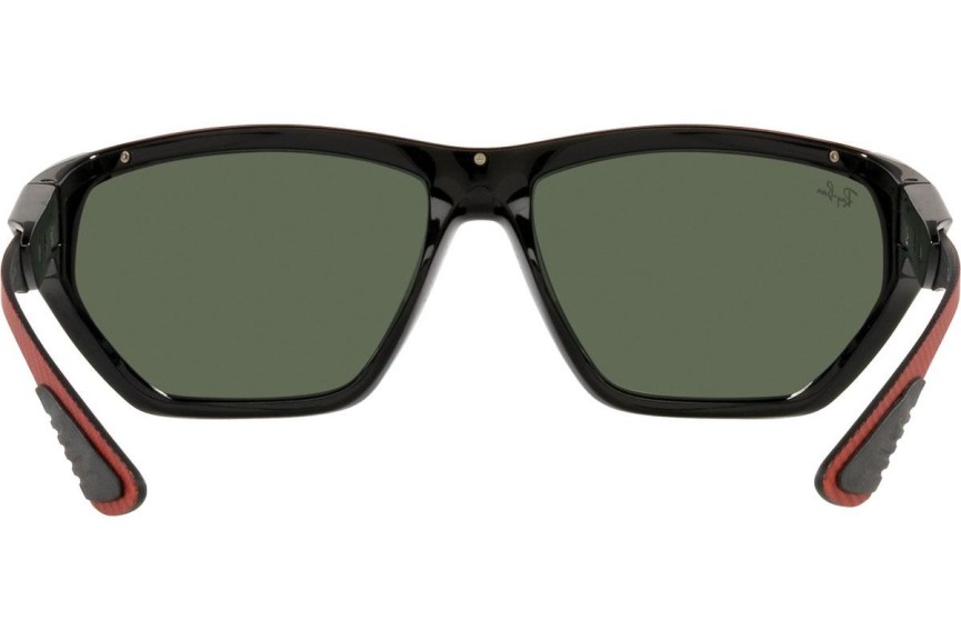Okulary przeciwsłoneczne Ray-Ban Scuderia Ferrari Collection RB8359M F66171 Prostokątne Czarne