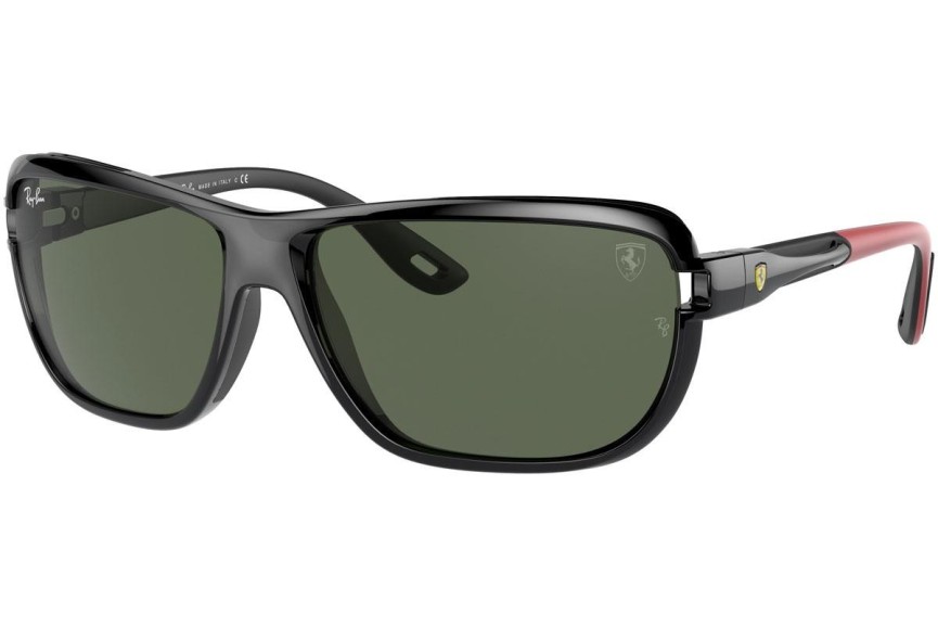 Okulary przeciwsłoneczne Ray-Ban RB4365M F60171 Prostokątne Czarne