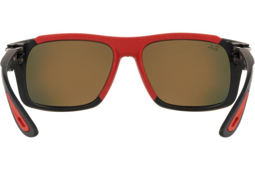 Okulary przeciwsłoneczne Ray-Ban RB4364M F6026Q Prostokątne Czarne