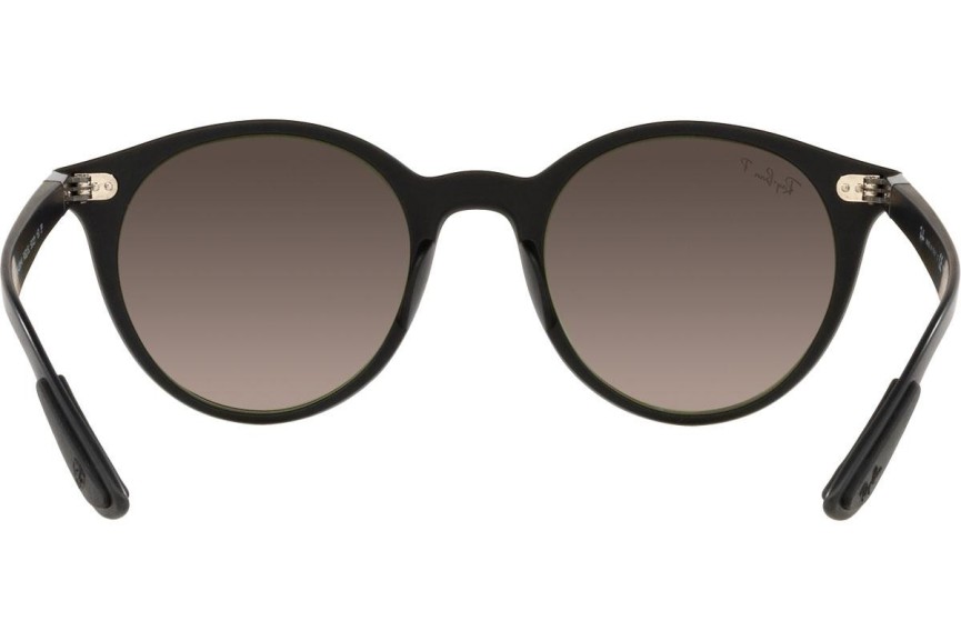 Okulary przeciwsłoneczne Ray-Ban RB4296M F6525J Polarized Okrągłe Czarne