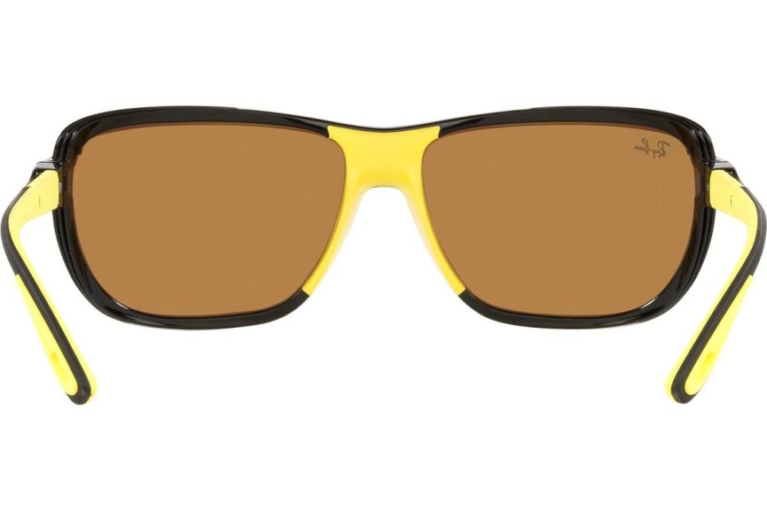 Okulary przeciwsłoneczne Ray-Ban RB4365M F6572Y Prostokątne Czarne