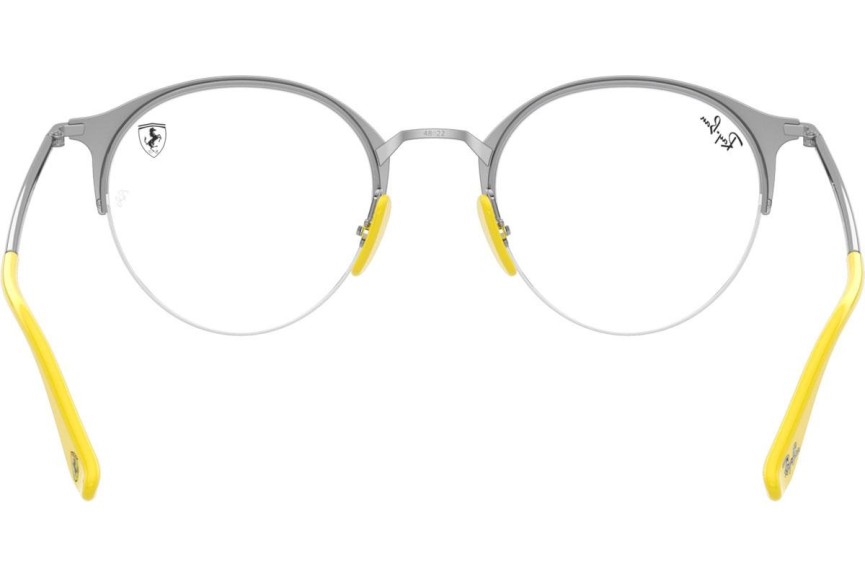 Okulary korekcyjne Ray-Ban Scuderia Ferrari Collection RX3578VM F060 Okrągłe Czarne