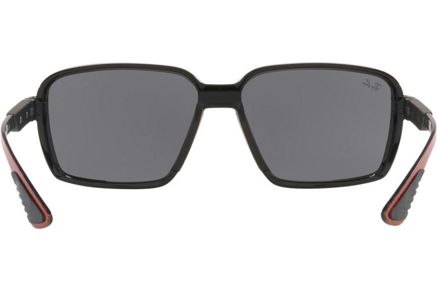 Okulary przeciwsłoneczne Ray-Ban Scuderia Ferrari Collection RB8360M F6616G Prostokątne Czarne