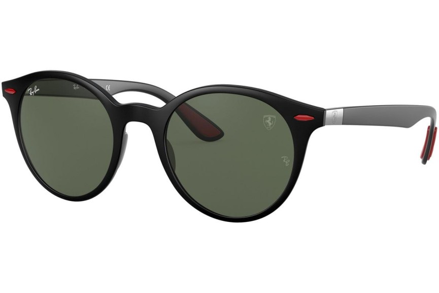 Okulary przeciwsłoneczne Ray-Ban RB4296M F60271 Okrągłe Czarne