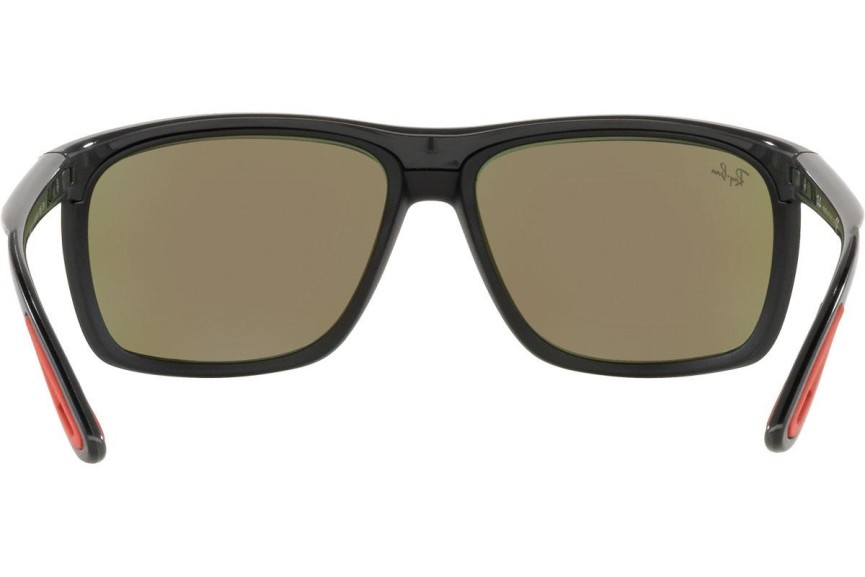 Okulary przeciwsłoneczne Ray-Ban RB4363M F65855 Prostokątne Szare