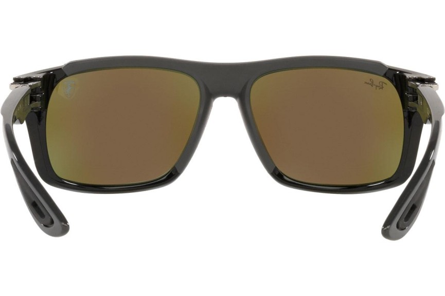 Okulary przeciwsłoneczne Ray-Ban RB4364M F66055 Prostokątne Czarne