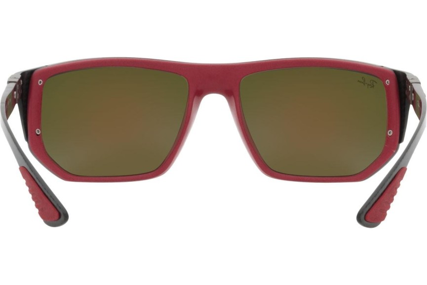 Okulary przeciwsłoneczne Ray-Ban Scuderia Ferrari Collection RB8361M F60155 Prostokątne Czarne