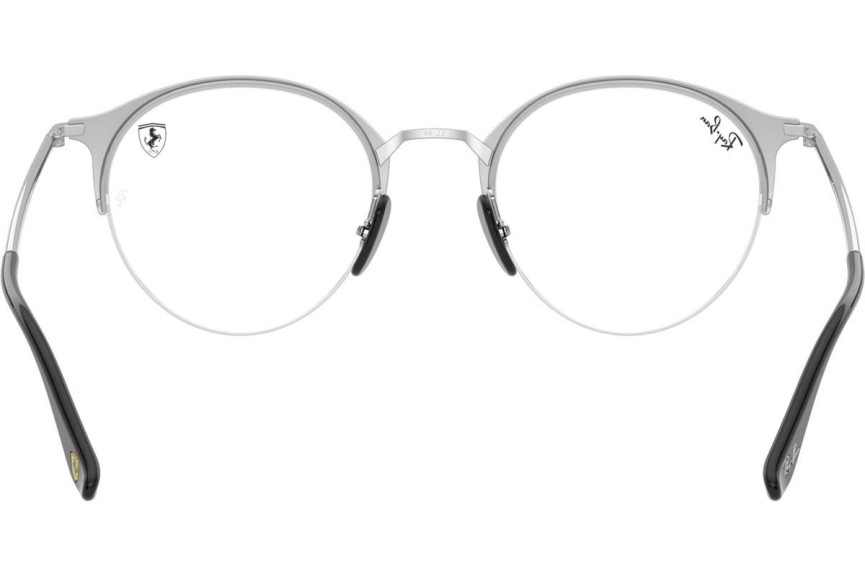 Okulary korekcyjne Ray-Ban Scuderia Ferrari Collection RX3578VM F045 Okrągłe Czerwone