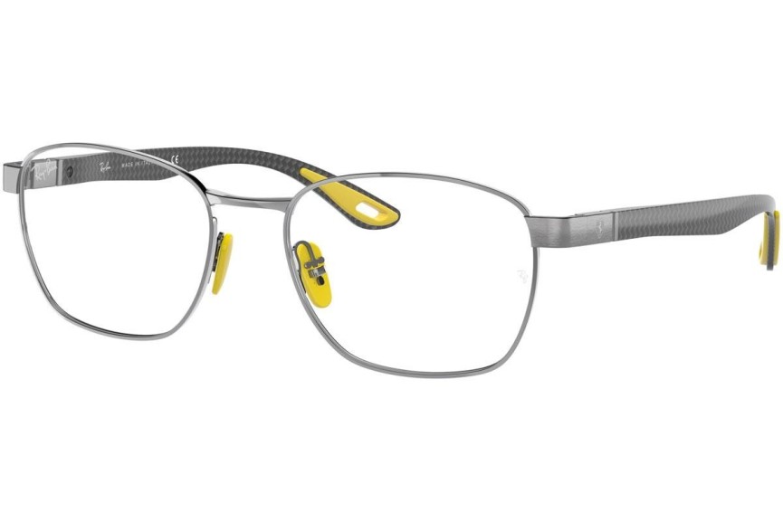 Okulary korekcyjne Ray-Ban Scuderia Ferrari Collection RX6480M F065 Prostokątne Srebrne