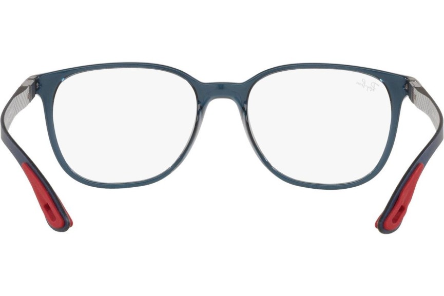 Okulary korekcyjne Ray-Ban Scuderia Ferrari Collection RX8907M F648 Kwadratowe Niebieskie