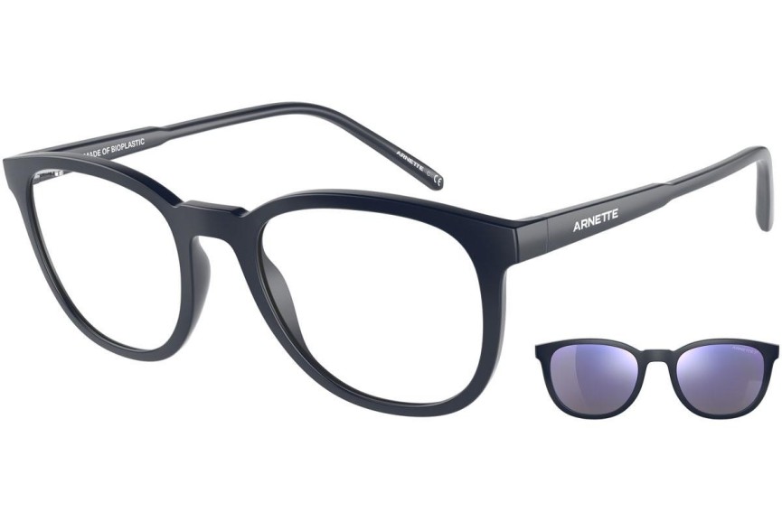 Okulary korekcyjne Arnette Momos AN4289 27821W Okrągłe Niebieskie