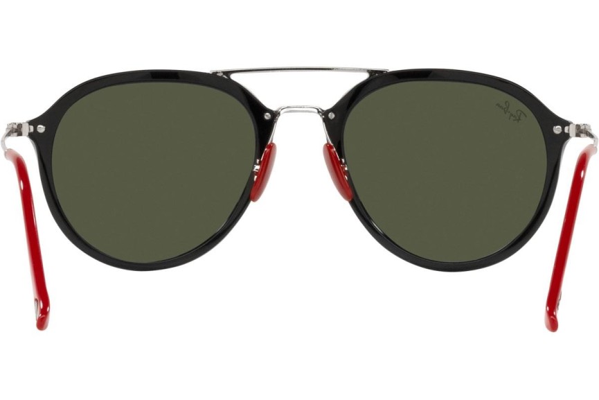 Okulary przeciwsłoneczne Ray-Ban RB4369M F60131 Pilotki (Aviator) Czarne