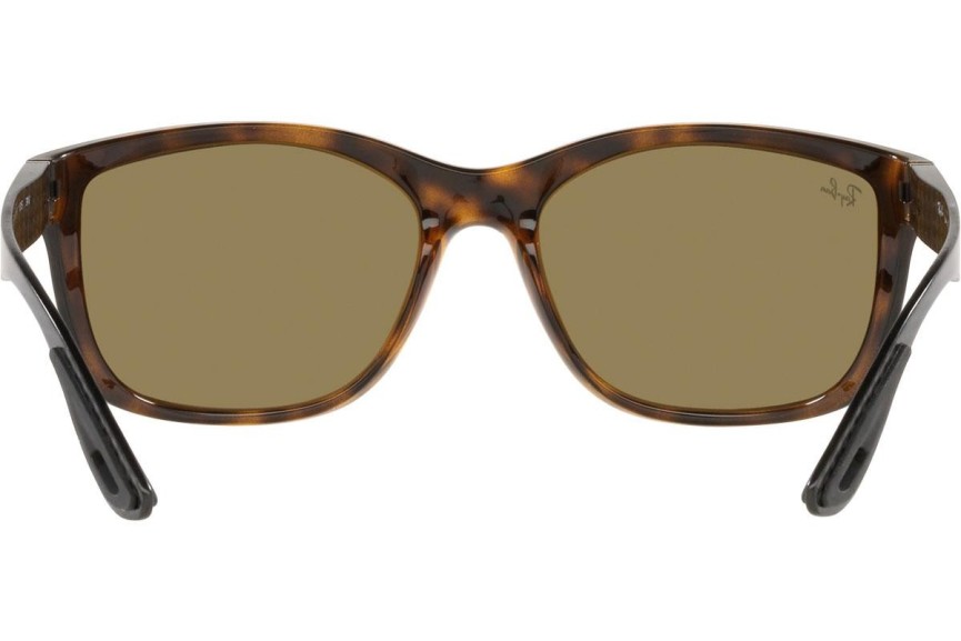 Okulary przeciwsłoneczne Ray-Ban Scuderia Ferrari Collection RB8356M F64673 Prostokątne Havana