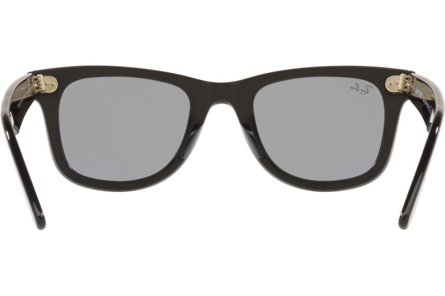 Okulary przeciwsłoneczne Ray-Ban Wayfarer RB2140 6495R5 Kwadratowe Czarne