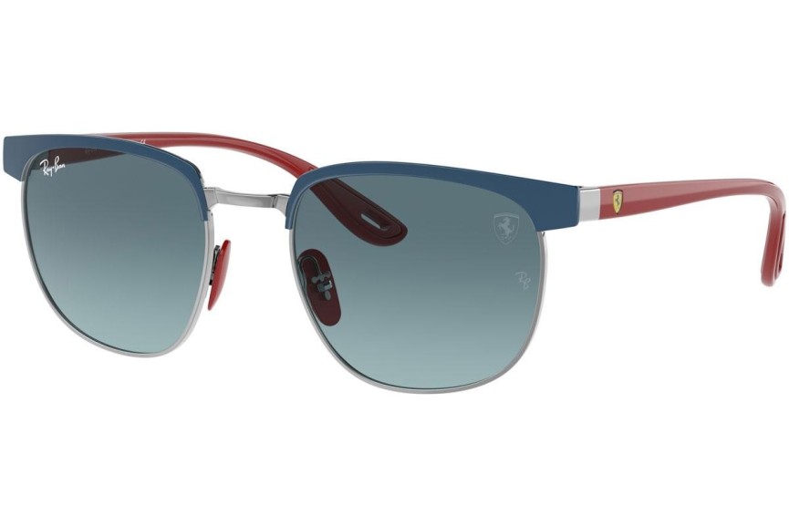 Okulary przeciwsłoneczne Ray-Ban Scuderia Ferrari Collection RB3698M F0723M Kwadratowe Niebieskie
