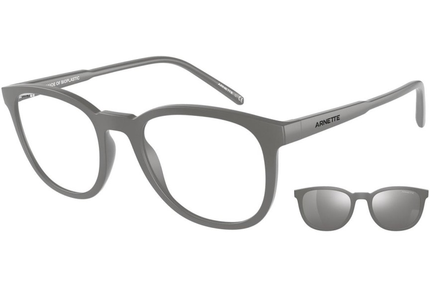 Okulary korekcyjne Arnette Momos AN4289 27831W Okrągłe Szare