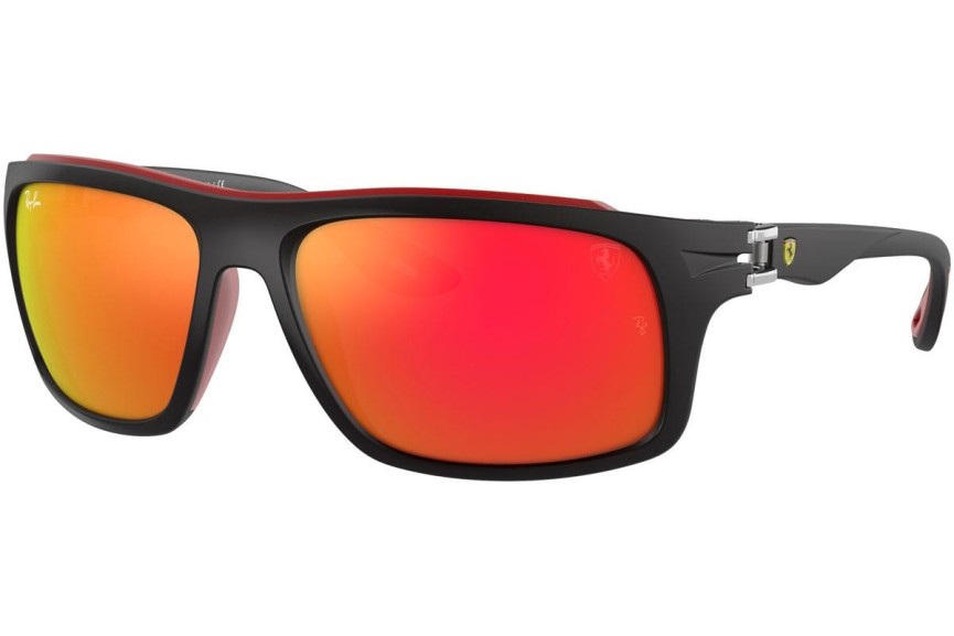 Okulary przeciwsłoneczne Ray-Ban RB4364M F6026Q Prostokątne Czarne