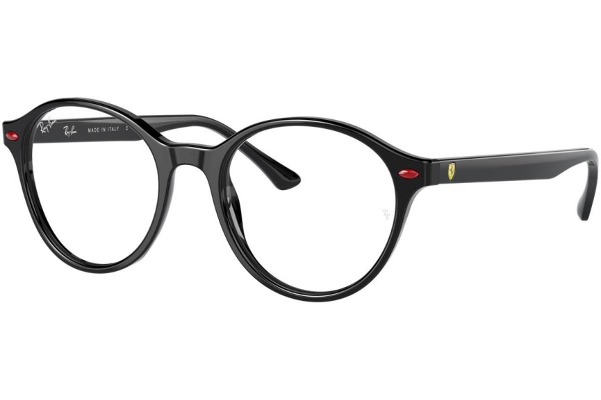 Okulary korekcyjne Ray-Ban Scuderia Ferrari Collection RX5404M F601 Okrągłe Czarne
