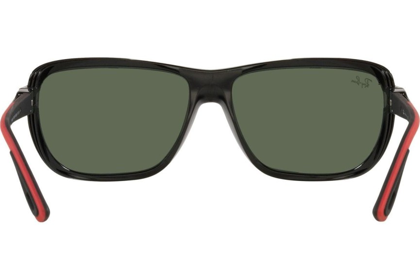 Okulary przeciwsłoneczne Ray-Ban RB4365M F60171 Prostokątne Czarne
