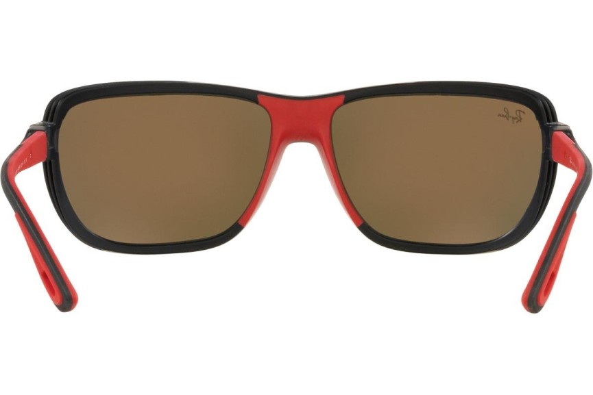 Okulary przeciwsłoneczne Ray-Ban RB4365M F6026Q Prostokątne Czarne