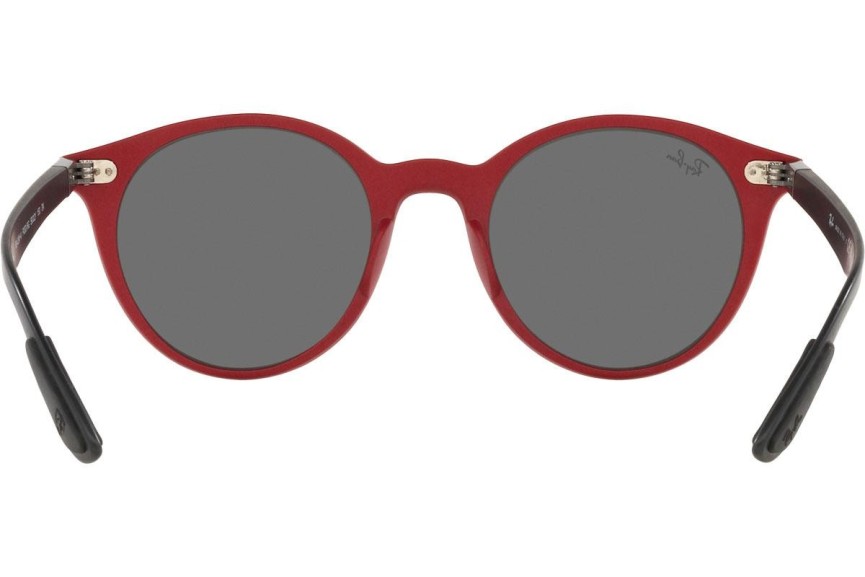 Okulary przeciwsłoneczne Ray-Ban RB4296M F6536G Okrągłe Czerwone