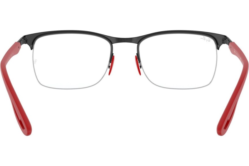 Okulary korekcyjne Ray-Ban Scuderia Ferrari Collection RX8416M F041 Prostokątne Czarne